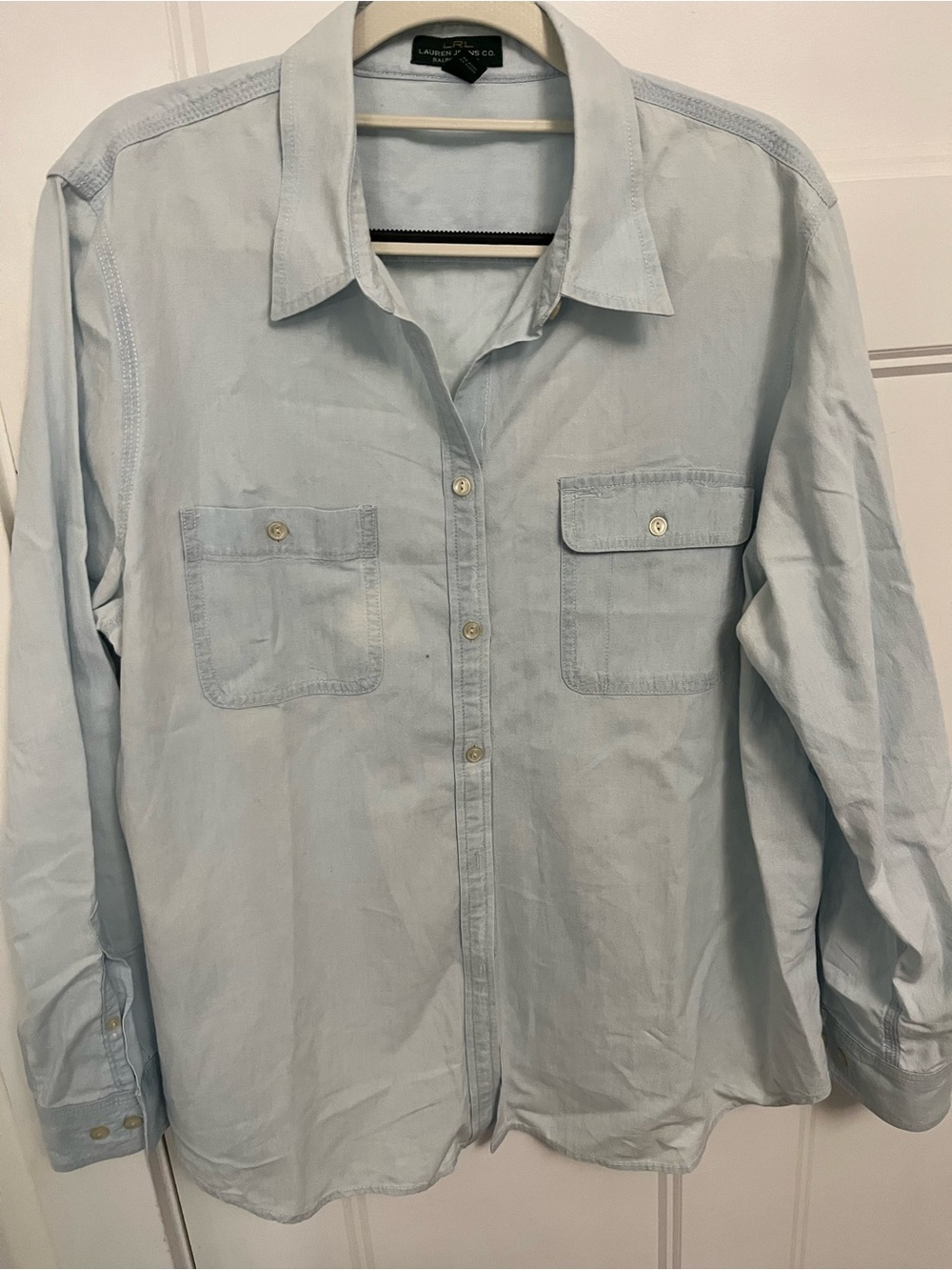 Ralph Lauren Light Blue Casual Button-Down Shirt